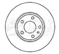 KEY PARTS Bremžu diski KBD4297